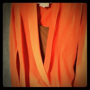 Orange long sweater